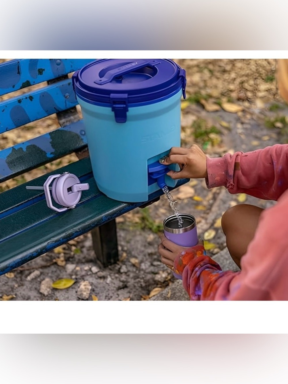 Stanley The IceFlow™ Flip Straw Tumbler | 30 OZ in Lavender - Picture 5 of 16